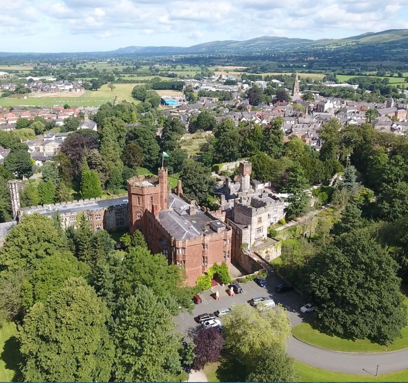 Ruthin Aerial View &ndash; 1920&times;1280